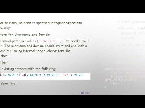 Crafting an Effective Regex for Email and Username Validation