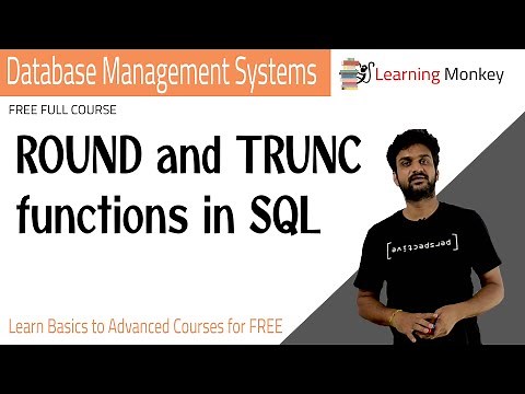 ROUND and TRUNC Function in SQL || Lesson 62 || DBMS || Learning Monkey ||