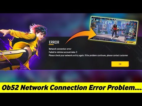 Free Fire Network Connection Error Server Login Failed: 3 | Free Fire Network Connection Problem fix