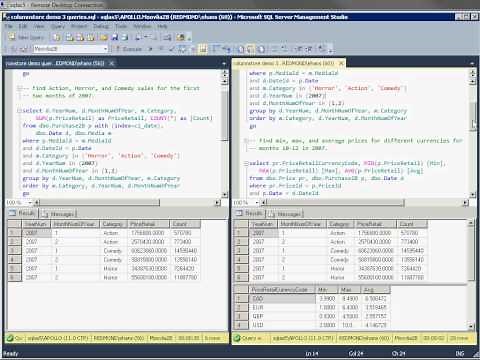 SQL Server Columnstore Index Performance Demonstration