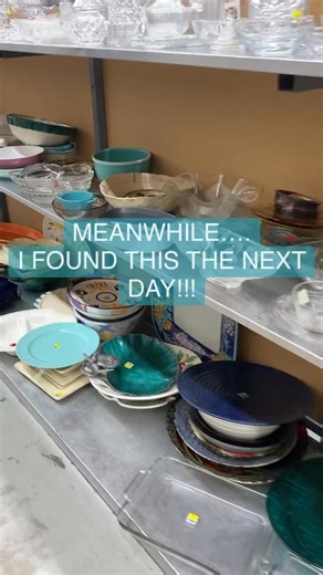 50K views · 820 reactions | THRIFTED Rare Vintage Pyrex Turquoise...