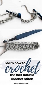 How to Half Double Crochet for Beginners (HDC) - Easy Crochet Patterns