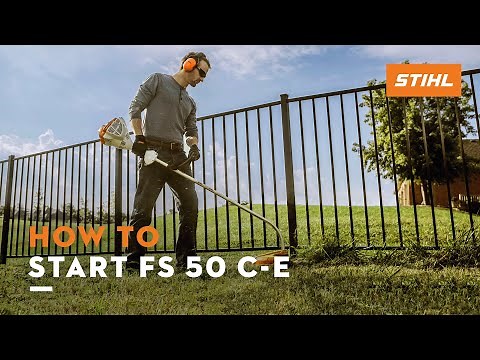How to Start: FS 50 C-E | STIHL Tutorial