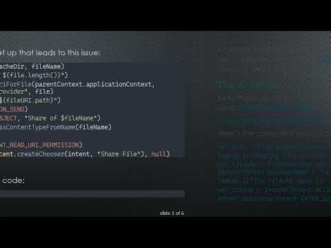 How to Properly Share a Cache File with FileProvider in Android