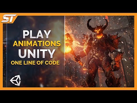 Play ANIMATIONS - ONE LINE OF CODE! (Unity Beginner Tutorial)