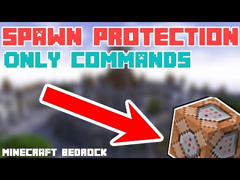 Spawn Protection | Minecraft Bedrock | Command Blocks | UPDATED | Anti-Greefing | Nuker Protection