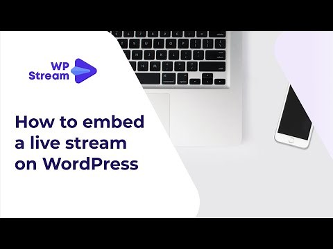How To Embed A LIVE STREAM On Your Website
