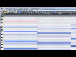 Samplitude & Sequoia Midi - 01: An Introduction to the Midi Editors