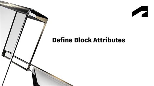 Define block attributes | Autodesk