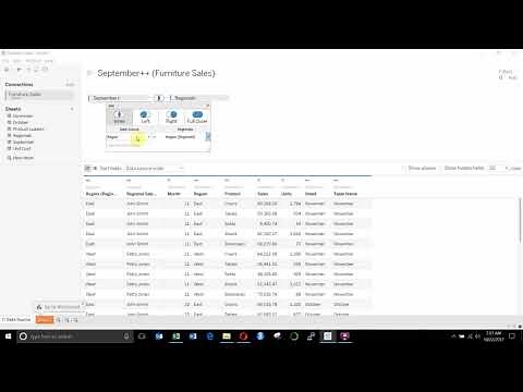 Joining and Unioning Data Sources - Tableau in Two Minutes