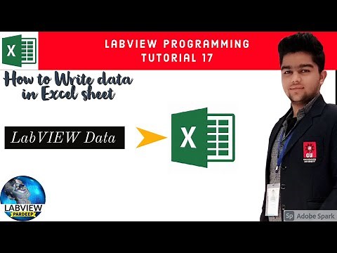 LabVIEW | Tutorial 17 | Write data in Excel Sheet | LabVIEW Programming