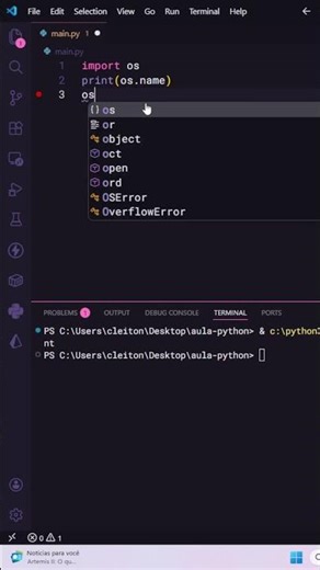 O TRUQUE QUE DEVS USAM PRA LIMPAR TERMINAL #python #hack #developer
