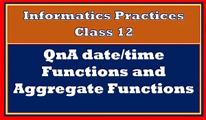 Important QnA MySQL functions class 12 - TutorialAICSIP