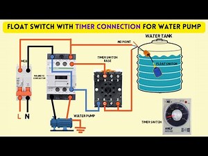 Installing a Float Switch with a Timer Connection for water Pump