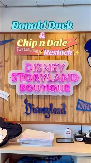 🩵Donald Duck & Chip and Dale Restock!💛📍 StoryLand Boutique – Downtown Disney ✨