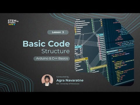 Arduino and C++ #3 // Basic Code Structure #programming #Arduino #C++ #sinhala