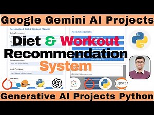 Building a Diet & Workout Recommendation System with Python | Diet & Workout Planner Using AI