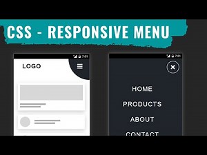 [ HTML | CSS ] Awesome Responsive Animated Hamburger Menu