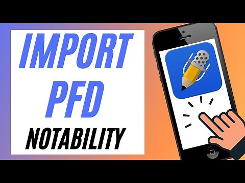 How to Import Pfd Into Notability