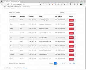 Datatables in ASP.NET Core Server-Side
