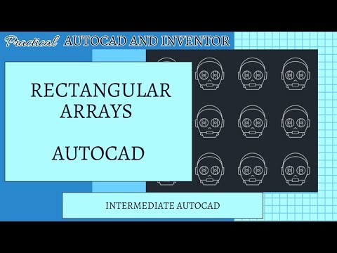 Creating and Modifying Rectangular Arrays in AutoCAD