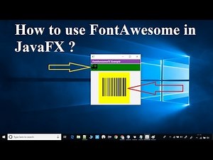 How to use Font Awesome Icons in JavaFX?