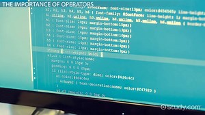 Arithmetic Operators in Programming: Definition & Examples - Video | Study.com