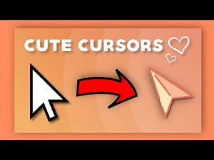 How to Change Your Cursor Into a Cute & Custom one ⋆ﾟ