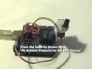 Arduino servo mounted laser