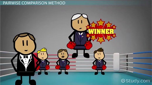 Pairwise Comparison Method | Charts, Definition & Examples