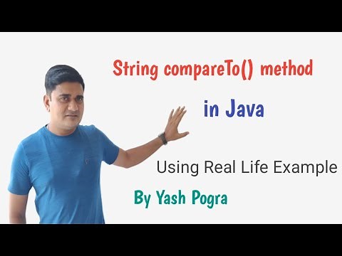 compareto method in java | Java String compareTo() Method Example