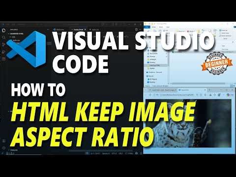 Visual Studio Code HTML How To Keep Image Aspect Ratio