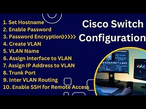 Cisco Switch basic Configuration Step by Step | Cisco Switch Configuration