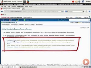 0406 Demo 2 Configuring Database Resource Manager
