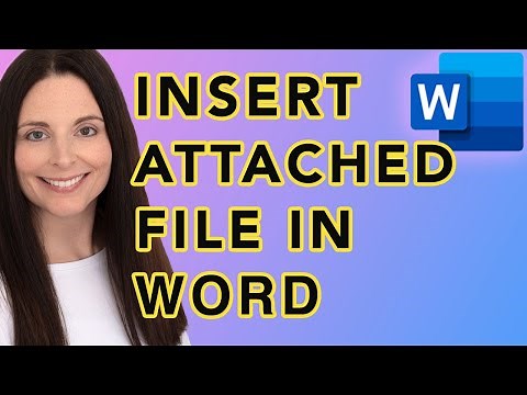 How to Insert a File into a Word Document: PDF, Image, & More