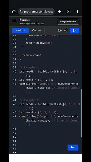 Connected Components in Linked List | JavaScript LeetCode Solution Explained Step-by-Step