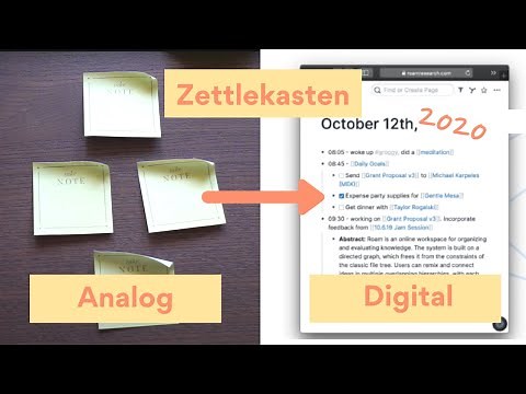 Using the zettlekasten method for 2020 & 2021 students / knowledge management