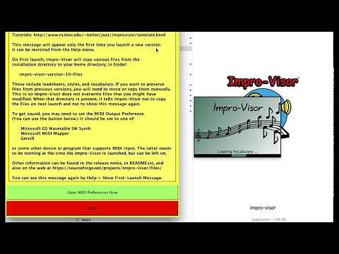 Impro-Visor Initial Editing Tutorial