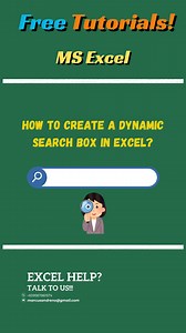 389K views · 4K reactions | Learn how to create a dynamic search box in Excel that automatically highlights rows as you type! Perfect for organizing data and speeding up searches. Follow these simple steps to enhance your Excel skills! Full Video: https://fb.watch/uB-V_oaIix/ #Excel #exceltips #exceltutorial #exceltraining #msexceltips #freelancing #freelancer #SEARCHBOX | Marcus Andreno | Facebook