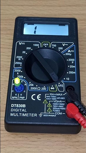 LED Testing With Multimeter