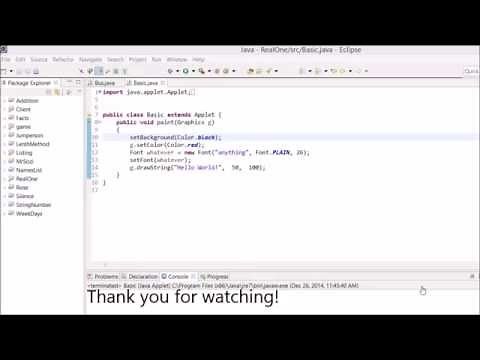 Basic Java - Change font, and background color