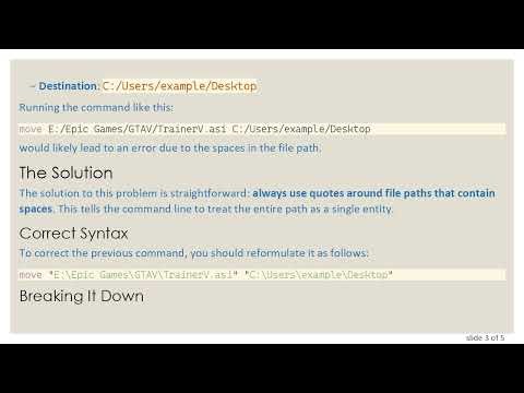 How to Move Files with a Batch File