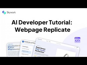 How to Replicate and Customize a Website Using Skywork AI Developer