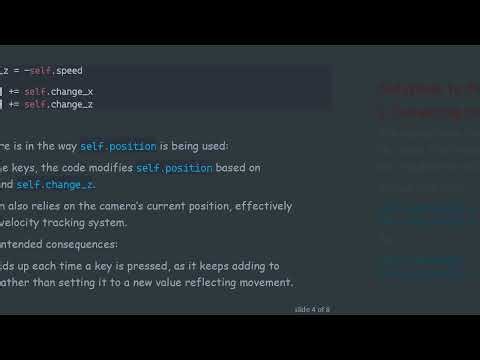 Solve Pyglet 3D Camera Control Issues