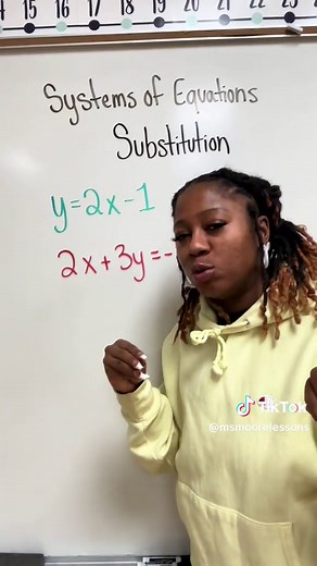 Systems of Equations: Substitution Method Explained