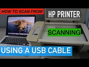 How To Scan from HP Printer Using A USB Cable?