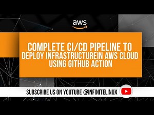 Complete CI/CD pipeline to deploy infrastructure in AWS cloud using Github Action