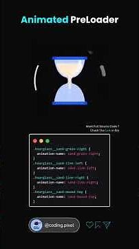 Animated PreLoader using HTML & CSS | Creative UI/UX Loading Animation Tutorial