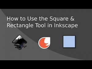 How to Use the Square and Rectangle Tool in Inkscape