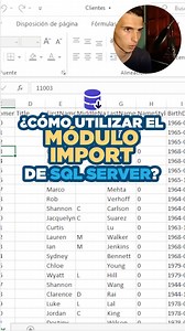 271 reactions · 34 shares | ¡Descubre cómo utilizar el módulo IMPORT de SQL Server para simplificar la carga de datos en tu base de datos! ✨ Aprende a aprovechar al máximo esta poderosa característica de SQL Server para importar datos desde diferentes fuentes de manera rápida y eficiente. #sql #sqlserver #cienciadedatos #datascience | Grow Up | Facebook